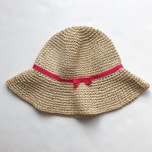 Gymboree NWOT floppy straw sun hat 4-5T